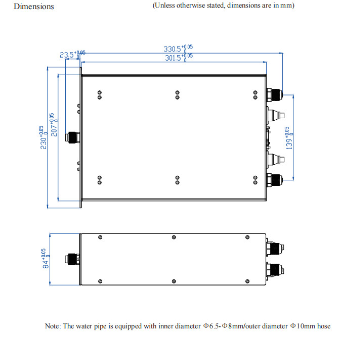 405nm 100W fiber coupled laser