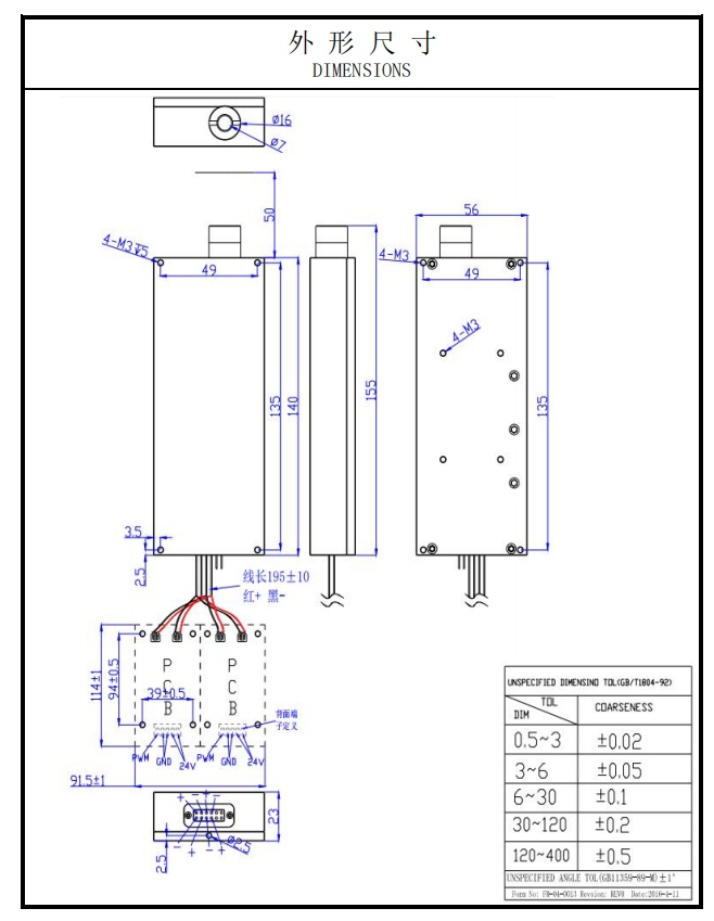 435nm 80w laser module