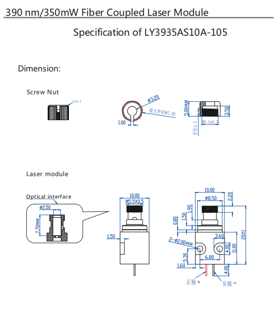 fiber coupled laser diode module