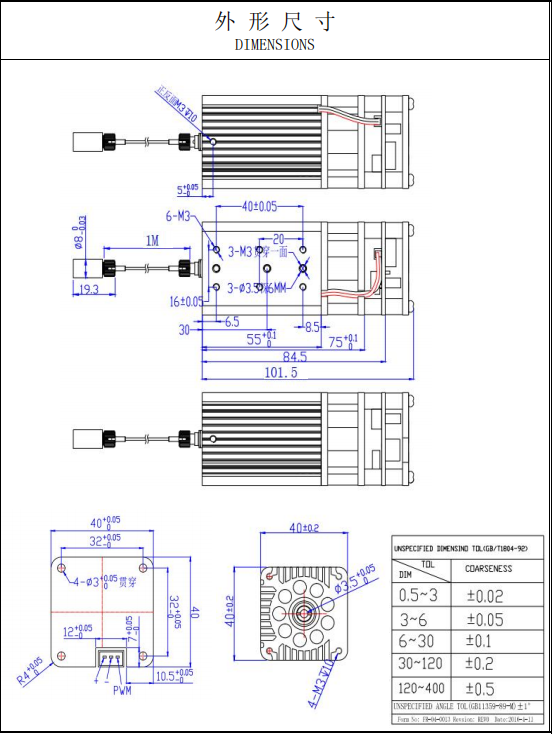 Fiber Coupled Laser Module