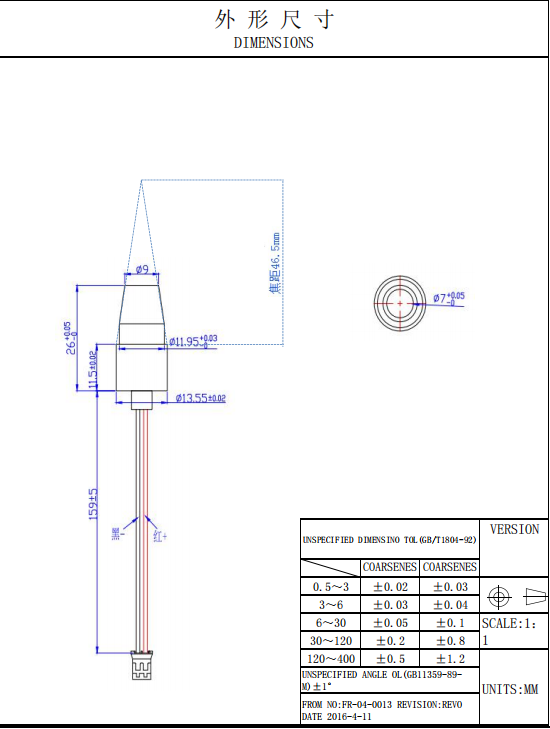 Blue Diode Laser Module