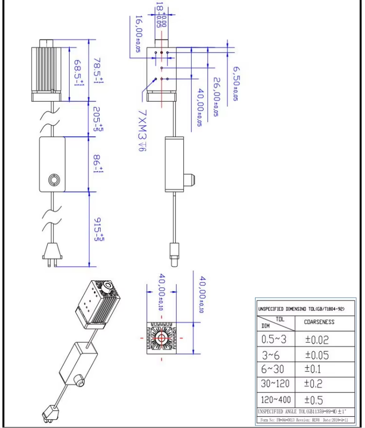Blue Line Laser Module