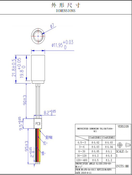 Red line laser module for Positioning