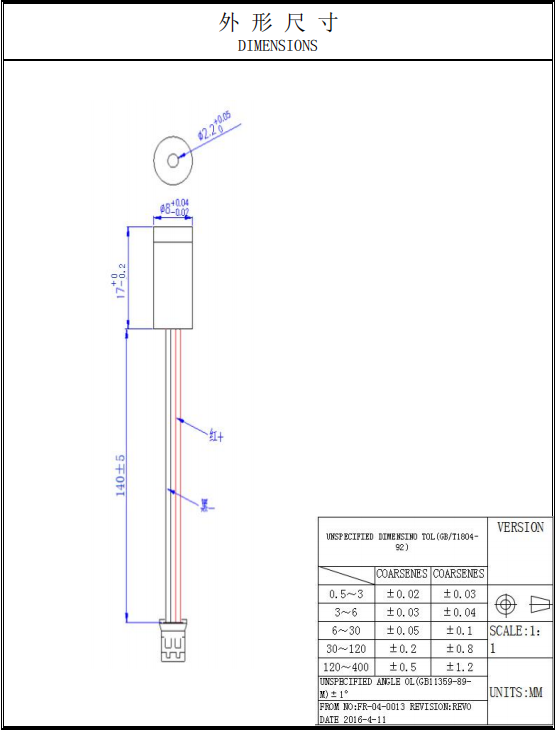Red Dot Laser Module