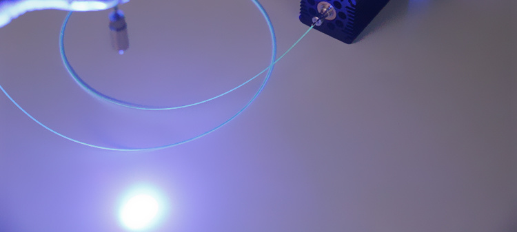 Violet Fiber Coupled Laser Module