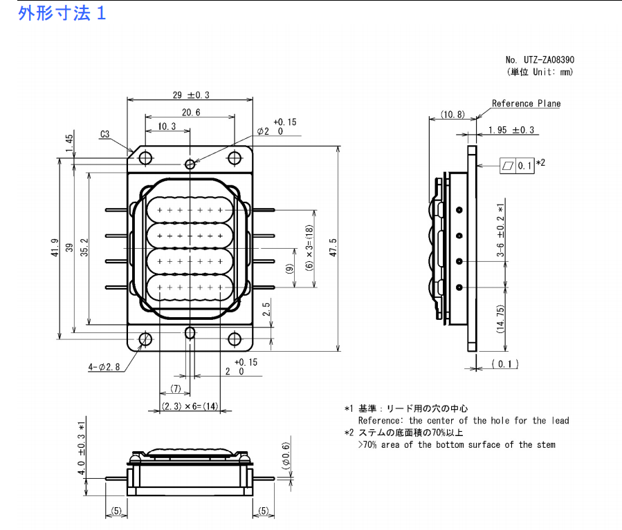 Green Laser Array NUGM34