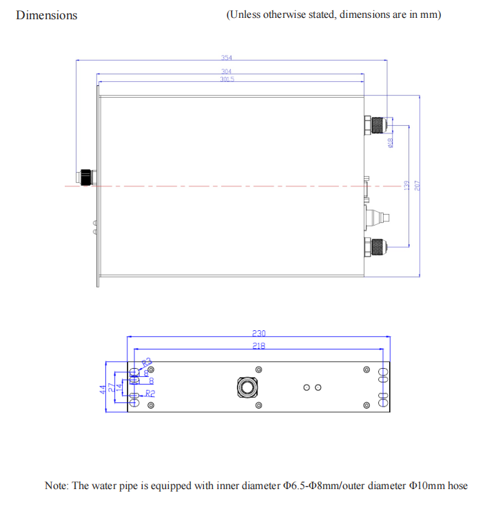 10W 405nm Fiber laser