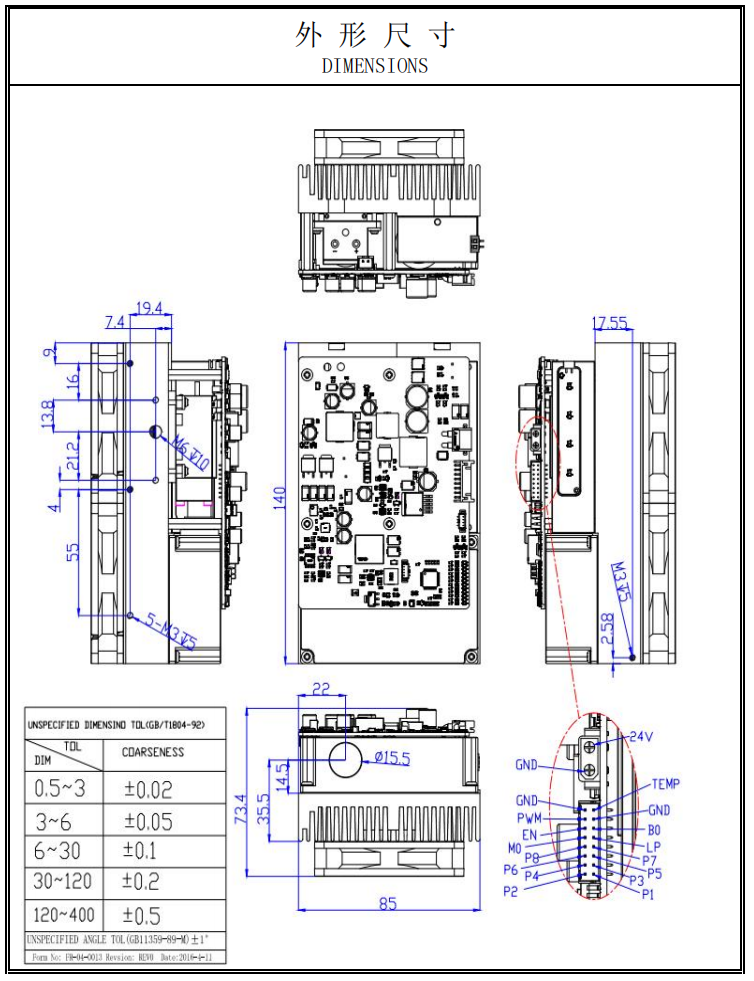 IR & Blue Dual‑Wavelength Laser Module