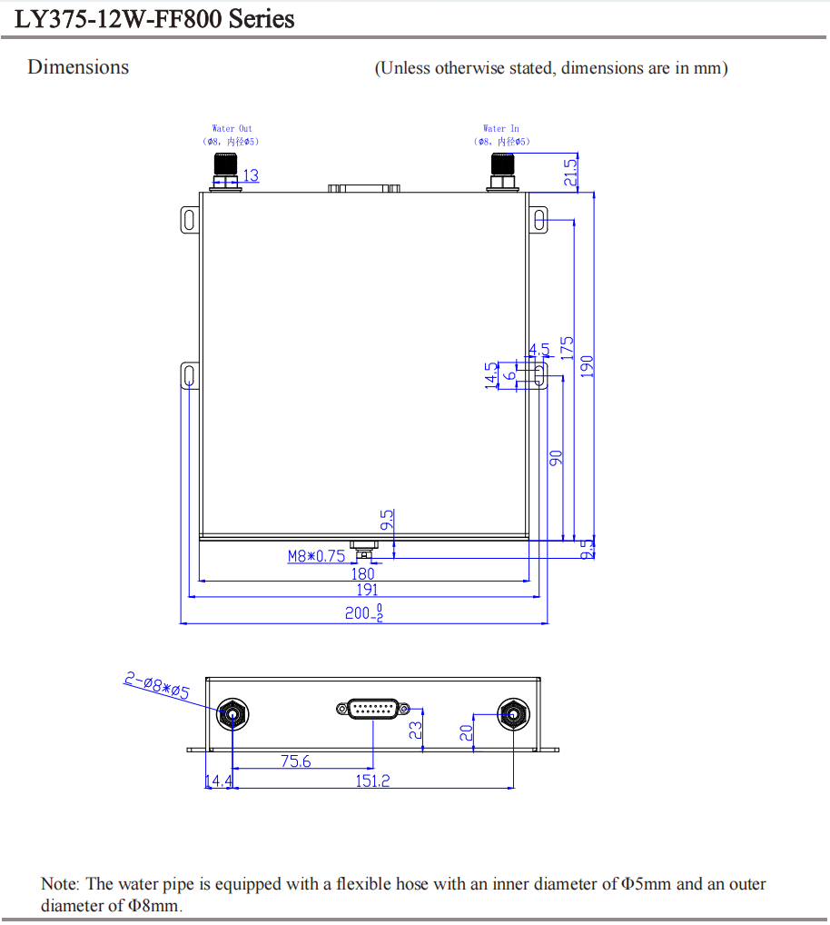 375nm 12W Fiber-Coupled Diode Laser