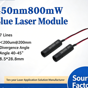Multi-Line Visual Inspection Laser 450nm 800mW 7 Line Laser Module 3D Scanning